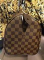 Mujer Moda Clásico Cuero Bolso Louis Vuitton N41531 Oro