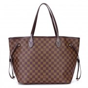 Mujer Moda Clásico Cuero Bolso Louis Vuitton N51105 Oro