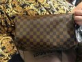 Mujer Moda Clásico Cuero Bolso Louis Vuitton N41531 Oro