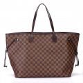 Mujer Moda Clásico Cuero Bolso Louis Vuitton N51106 Oro