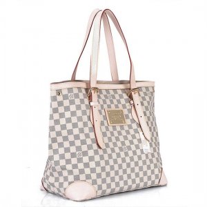 Mujer Moda Clásico Cuero Bolso Louis Vuitton N51206 Oro