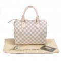 Mujer Moda Clásico Cuero Bolso Louis Vuitton N41534 Oro