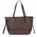 Mujer Moda Clásico Cuero Bolso Louis Vuitton N51109 Oro