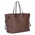 Mujer Moda Clásico Cuero Bolso Louis Vuitton N51106 Oro